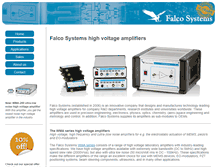 Tablet Screenshot of falco-systems.com
